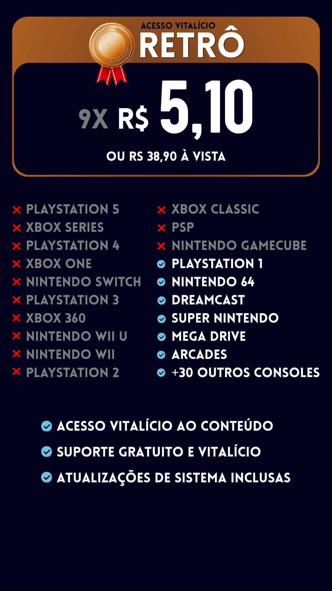 Sambox Pacote Retrô